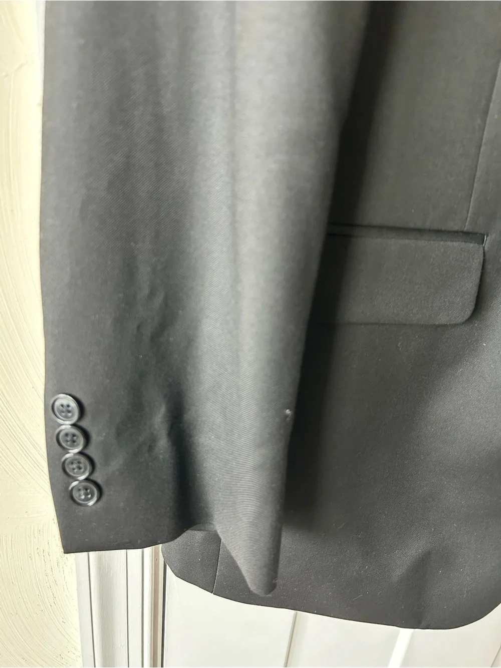 Men’s Suit - IZOD 38L, Black Two-Button Suit
